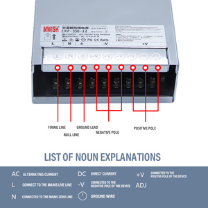 Bộ nguồn ngoài trời AC/DC, biến áp chuyển đổi SMPS, 12V <span class=keywords><strong>24V</strong></span> 350W 400W, chống nước, <span class=keywords><strong>driver</strong></span> LED - Product Image 5