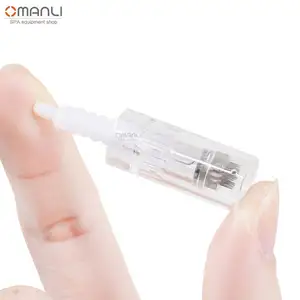 Pen Dr elektrik otomatis Derma, kartrid jarum mikro dapat diatur 0.25 mm-3.0 Mm A1-W nirkabel