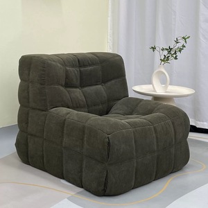 Minisit Modern French <strong>Single</strong> Tufted Velvet <strong>Bed</strong> Sectional <strong>Sofa</strong> Compression Living Room Furniture Washable Affordable Box <strong>Sofa</strong> - Product Image 2