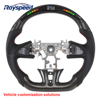 Fibre de carbone de qualité supérieure pour housse de volant en cuir, logo personnalisé, design sportif et luxueux pour Chery Tiggo 7 Pro/TIGGO 8 Plus