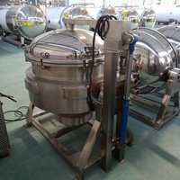 Autocuiseur électrique automatique à induction haute pression de 100 à 1200 litres avec panier de traitement alimentaire pour usine de conditionnement ISO9001