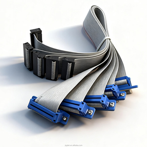 28AWG màu xám phẳng Ribbon Cáp 2.54 mét Pitch IDC nữ để nữ FC nối 40-Pin cho LED hiển thị/Máy in tùy chỉnh - Product Image 4