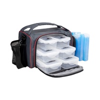 Sac à dos isotherme de luxe personnalisé en tissu Oxford imperméable unisexe avec motif lettres, grande capacité pour la préparation des repas