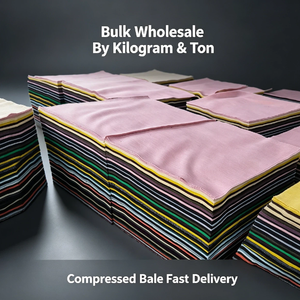 Chiffons d'essuyage en coton de couleurs mélangées, fabriqués en usine, OEM ODM, vente en gros, approvisionnement en vrac, nouveaux morceaux coupés, taille standard, essuie-tout industriels - Product Image 3
