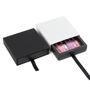 Miễn phí tùy chỉnh giá rẻ Trong suốt PE phim trang sức hiển thị hộp lưu trữ ngăn kéo đồ trang sức gói giấy các tông nổi hộp đồ trang sức - Product Image 1