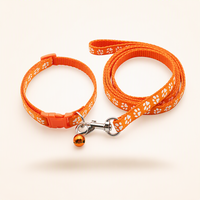 Accessoire de transport compact pour animaux de compagnie - Corde et collier souples en polypropylène pour le voyage des chiots, équipement de promenade pliable et respirant