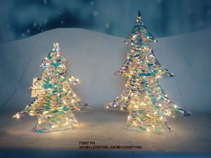 Décoration de Noël en forme de cerf lumineux, fonctionnant sur piles, avec LED scintillantes, ornement de jardin en forme de renne - Product Image 5