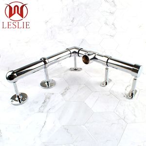 Soporte para Barra de Armario Leslie de 25 mm, Base de Montaje en Techo de Aleación de Zinc para Perchero - Product Image 5