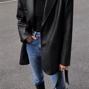 แจ็คเก็ต OEM ยูนิเซ็กส์ คุณภาพสูง หนังเทียม สั่งทำพิเศษ ชิ้นเดียว - Product Image 2