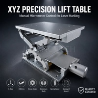 Plateau de travail 3D JLE CNC TECH 210x150x150mm avec fixation rotative 80-160mm pour le marquage et la gravure de stylos, bagues et cylindres