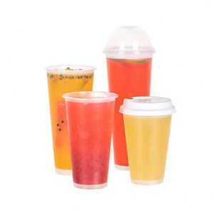 Gobelets jetables en plastique PP transparents de 12oz, 16oz, 22oz, 24oz avec couvercle pour boissons froides, thé Boba, jus, logo personnalisé – Vente en gros - Product Image 3