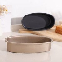 Hitzebeständige ovale Backform aus Kohlenstoffstahl für Käsekuchen, Flan und cremige Desserts – für den privaten und gewerblichen Gebrauch