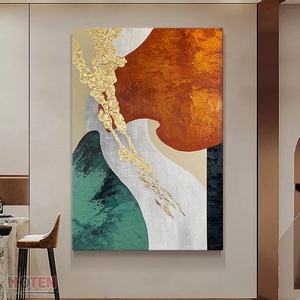 Peint à la main abstrait toile mur Art sans cadre <span class=keywords><strong>peinture</strong></span> à l'huile sur toile <span class=keywords><strong>paysage</strong></span> Design Style décoration murale œuvre montage <span class=keywords><strong>facile</strong></span> - Product Image 4