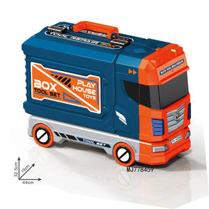 2025 새로운 디자인 2-in-1 아이들을위한 커팅 머신 및 드릴 기능 장난감으로 재미있는 대형 변형 도구 트럭 - Product Image 3