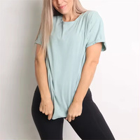 Ropa de maternidad personalizada para mujer Camiseta de embarazo de doble capa Tops de lactancia para camisas de lactancia