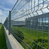 Panneau de clôture de sécurité en acier, écologique et anti-rongeurs, anti-escalade, thermolaqué, hauteur 1,8 m, prix usine pour les acheteurs en Haïti