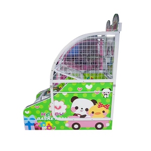 Công viên đầy màu sắc sang trọng hoạt động bằng đồng xu giải trí trò chơi <span class=keywords><strong>Arcade</strong></span> máy xây dựng kim loại trẻ em Máy bóng rổ tự động - Product Image 3