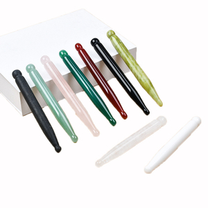 वास्तविक प्राकृतिक पत्थर संग्रह रिफ्लेक्सोलॉजी मालिश उपकरण, पूरे शरीर और चेहरे के लिए एक्यूपंक्चर पेन दबाएं - Product Image 1