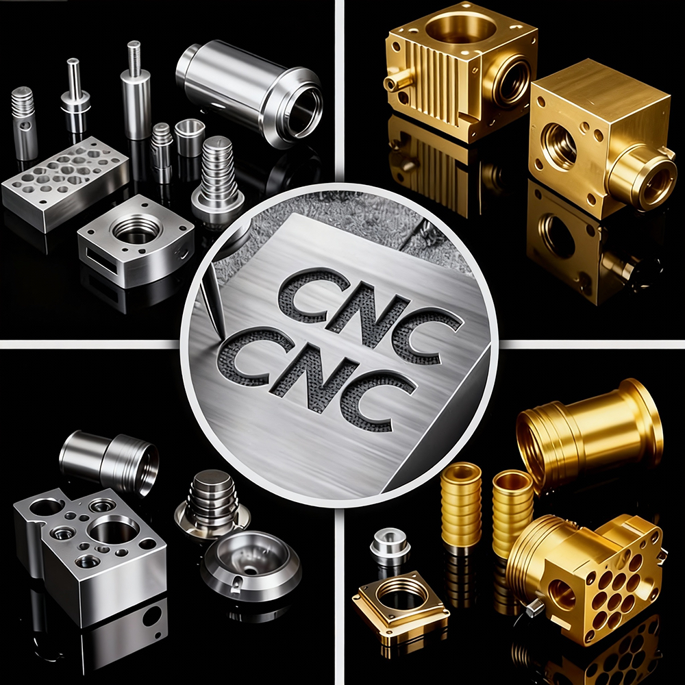 Custom 5 Axis Turning Milling OEM Brass Stainless Steel Aluminum Parts Precision CNC Machining Services ISO9001