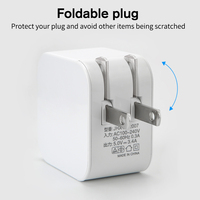 Ugreen — chargeur mural double usb 5V 3.4A, pour téléphone ios et android
