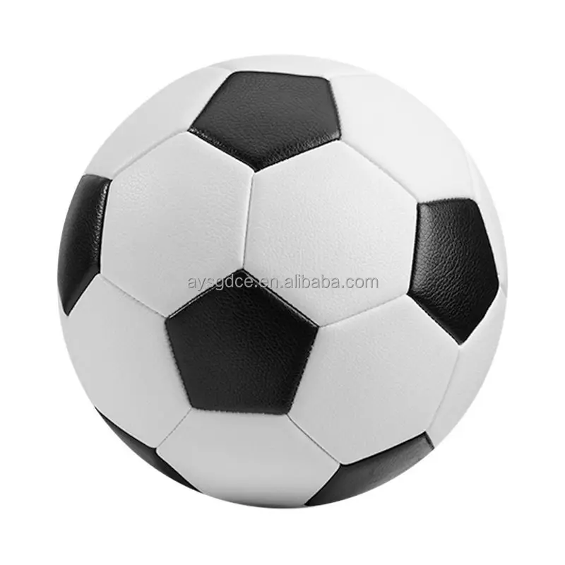 Normale Größe 5 Fußballschleppe Pvc-Leder-Futsalball laminierter thermisch gebundener Fußball Fußbälle