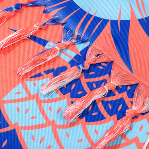 ผ้าขนหนูชายหาดพิมพ์ลายโพลีเอสเตอร์คอตตอน 90x180 ซม. ผ้าขนหนูรูปสี่เหลี่ยมผืนผ้าระบายอากาศได้ดี แห้งเร็ว สำหรับใช้ชายหาด - Product Image 3