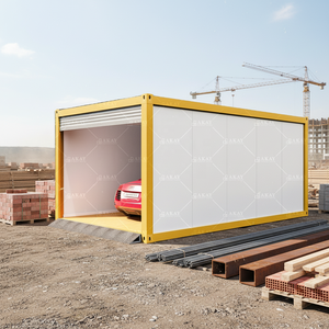 Contenedor plano <span class=keywords><strong>de</strong></span> 20 pies, sala <span class=keywords><strong>de</strong></span> estar contenedor <span class=keywords><strong>de</strong></span> diseño moderno para, modular, pequeño, prefabricado, <span class=keywords><strong>garaje</strong></span> - Product Image 1