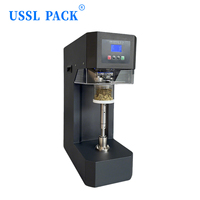 DC-166 Elektrische Tafelmodel Blikken Sluitmachine Noten Droge Voedingsmiddelen Plastic Metaal Blikken Sluitapparatuur Volledig Automatische Blikken Flessen