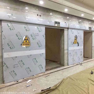 Porte de blindage radiologique médical avec cadre en acier inoxydable pour salle d'opération hospitalière et centre d'imagerie diagnostique - Product Image 1