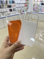 Coque de téléphone magnétique de haute qualité pour iPhone 17 Pro Max Air 16 Plus 15 14 13 12 11, coque arrière rigide en TPU acrylique pour téléphone portable
