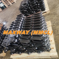 Chaîne de chenille MAXWAY MMCL pour excavatrice amphibie EIK, alliage de titane et alliage 40Cr, taille personnalisée