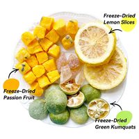 Gedroogde passievruchten voor dranken, rijk aan vitamine C, natuurlijke gedroogde passievruchtenblokjes voor sap & thee, DIY, private label