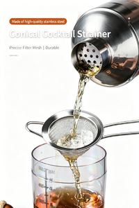 Outil de bricolage pour le thé aux fruits à la maison : passoire conique triangulaire en acier inoxydable pour boissons - Product Image 4