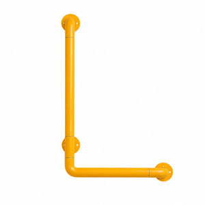 Barra de apoyo en forma de L Ivy de 400x600 mm, de acero inoxidable antideslizante, para baño, para la seguridad de personas mayores. - Product Image 5