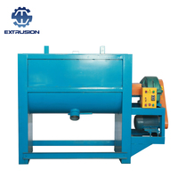 Mélangeur horizontal pour poudres et granulés, fonction de chauffage, capacité 1500 kg, pour matériaux plastiques