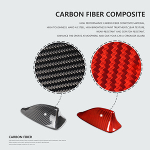 Couverture d'<span class=keywords><strong>antenne</strong></span> aileron de requin en fibre de carbone noire avec connecteur SMA pour <span class=keywords><strong>BMW</strong></span> Série 3/4 G20/G28/F30/F32/M3/M4 Garniture de toit de voiture - Product Image 4