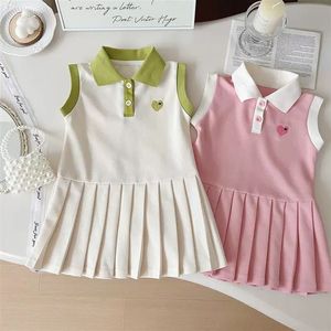 <span class=keywords><strong>Robe</strong></span> <span class=keywords><strong>d</strong></span>'été <span class=keywords><strong>rose</strong></span> princesse pour bébé fille, sans manches, longueur genou, élégante, <span class=keywords><strong>d</strong></span>écontractée, en coton, style polo, pour fête <span class=keywords><strong>d</strong></span>'<span class=keywords><strong>anniversaire</strong></span>, motif 3D dessin animé - Product Image 3