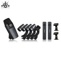 Panvotech vente en gros Instrument de musique UHF, 7 pièces, enregistrement, micro à tambour professionnel pour batterie