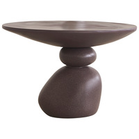 Table de Chevet Créative Moderne en Résine, Meuble d'Appoint pour Entrée ou Canapé, Hauteur Réglable, Luxe Léger, Petit Meuble Wabi-sabi pour la Maison