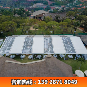 Tente de mariage modulaire, structure en alliage d'aluminium, tissu PVC imperméable, utilisation en extérieur quatre saisons - Product Image 4