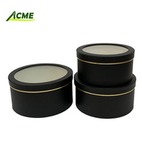 Round Cylinder Gift Box Gold Rim Cardboard Tube Box Flower Small Gift Packaging Box Custom Logo Wholesale Stock Available