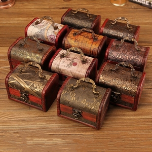 Vintage bois à faire emballage de produit <span class=keywords><strong>ancien</strong></span> boîte en bois boîte de rangement de <span class=keywords><strong>bijoux</strong></span> cadeau bonbons de mariage avec boîte cadeau à la main - Product Image 1
