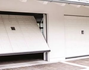 <span class=keywords><strong>Porte</strong></span> de <span class=keywords><strong>garage</strong></span> moderne à bas prix, demi-aluminium, inclinable, avec isolation thermique, surface finie - Product Image 2