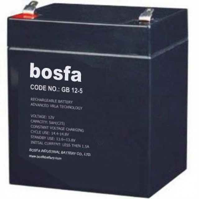 12V 5AH Deep Cycle Sealed Lead Acid Maintenance Free Battery GB12-5 for Electric Wheelchairs Toys & Alarm Systems