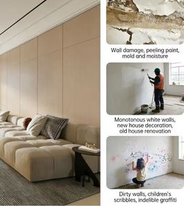 Panel de Pared de PVC de Bambú Ecológico, Impermeable y Duradero para Decoración de Interiores de Hoteles y Villas, Estilos Modernos Europeos y Chinos - Product Image 5