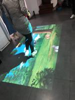 Projecteur pour enfants, jeux de sol, jeux interactifs de sol, projecteur laser à courte portée, équipement de jeu, vente en gros
