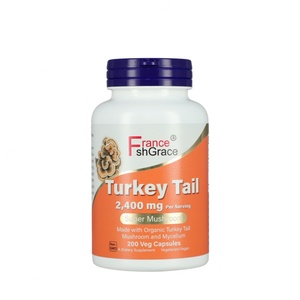 Cápsulas de Cola de Pavo 2400mg, Apoyo a la Salud Inmunológica, Cápsulas para Mujeres y Hombres, Suplemento de Cola de Pavo - Product Image 1