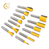 35pcs mèches de routeur CNC et fraise à bois ensemble de mèches de profil personnalisables pour outils de travail du bois Support OEM