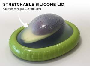 Fresh Stretch Pod ABS+Silicone Fruit Vegetable <b>Storage</b> <b>Box</b> Avocado Saver Onion Container Reusable Food <b>Storage</b> Cute Design 4 - Product Image 4
