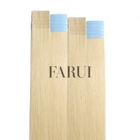 FARUI 613 #   Extensiones de Cabello Adhesivas, Cabello Humano 100% Natural Ruso con Cutícula Virgen, Aspecto Natural